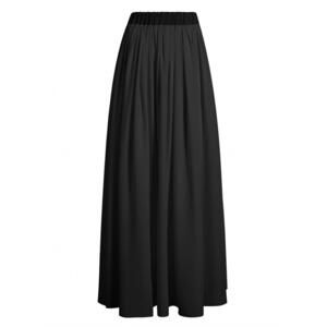 NEW CARESTE women's dalia silk maxi skirt in black